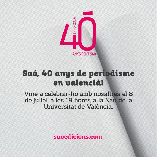 Invitació Saó 40anys
